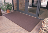 Entrance and log mats