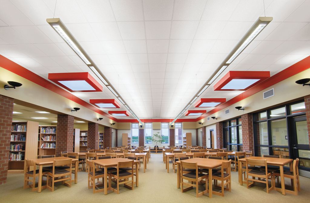 Armstrong school zone library Ceilings