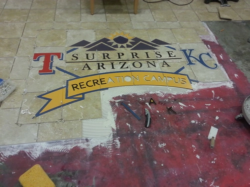 tile project in the works