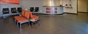 Ecore EcoSurfaces rubber tile interior installation room scene