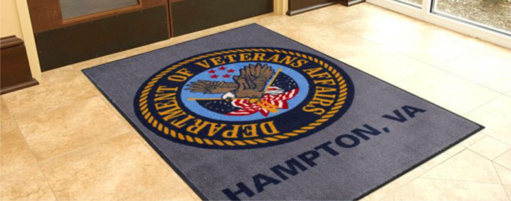 Custom Logo Mat for department of veteran affairs