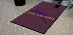 Justrite Notrax carpet entrance logo floor mat