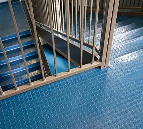 Flexco rubber stair tread