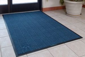 rubber backed commercial carpet floor mat