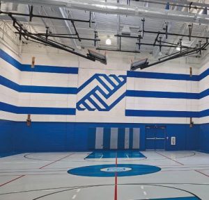 Armstrong Tectum Acoustical Walls in Gymnasium