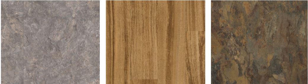 Types of LVT textures