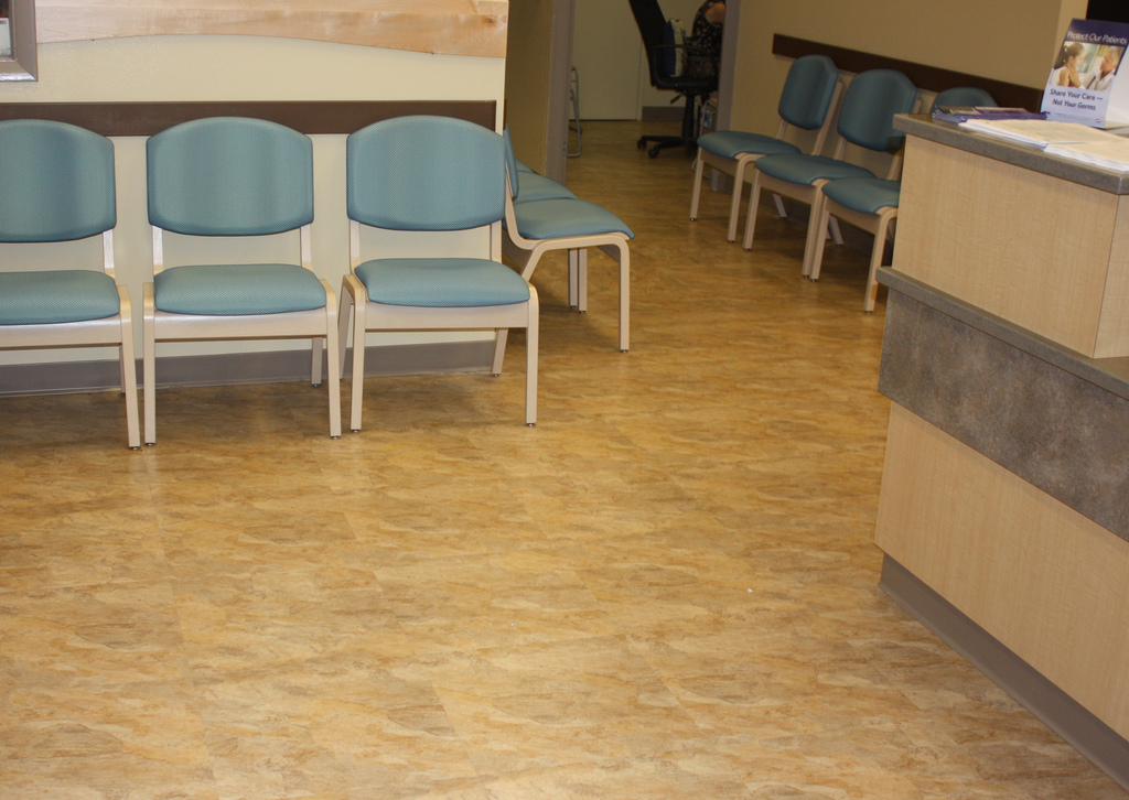 waiting room flooring options
