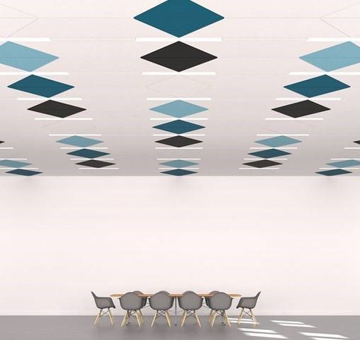 creative styled ceiling tiles