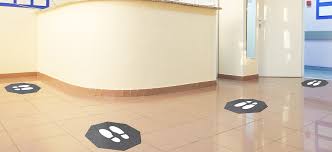 social distance flooring