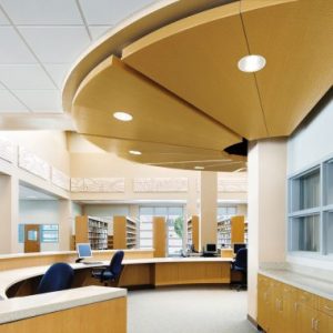 Photo of school with a variety of Armstrong ceiling tile