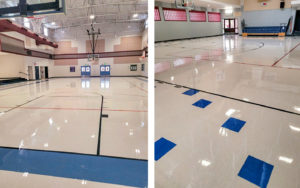 Deer Valley Sports Gym by Continental Flooring