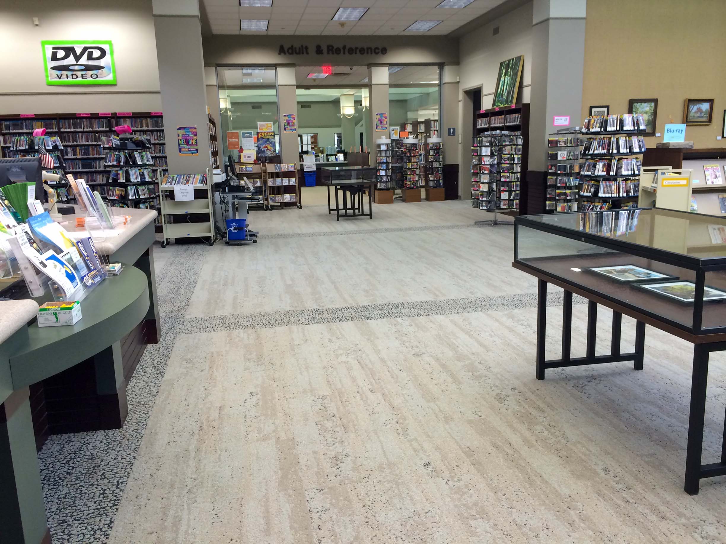 Library Flooring Installation