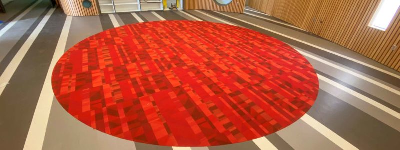 Continental Flooring Installers Showcase Outstanding Work Education Flooring Market Segment Installtion