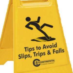 Slip resistant sign