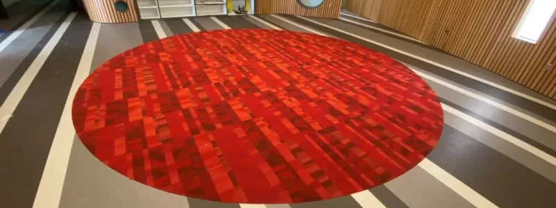 Continental Flooring Installers Showcase Outstanding Work Education Flooring Market Segment Installation
