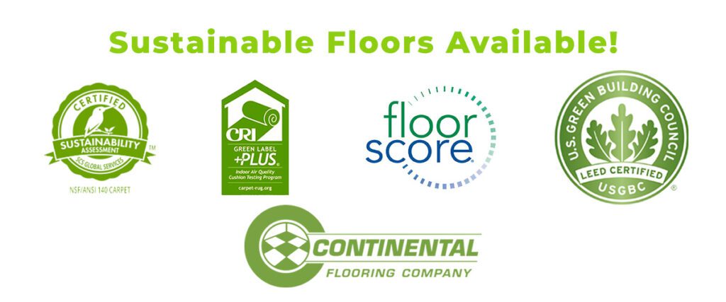 Sustainable flooring solutions offered by Continental Flooring Company