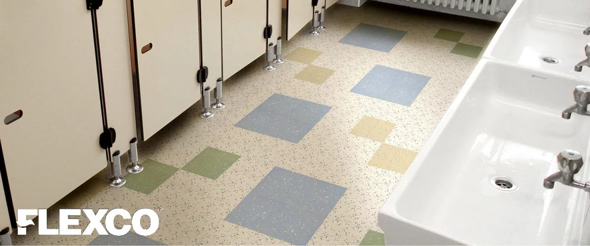 Flexco bathroom flooring