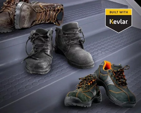 Roppe commercial stair treads with Kevlar