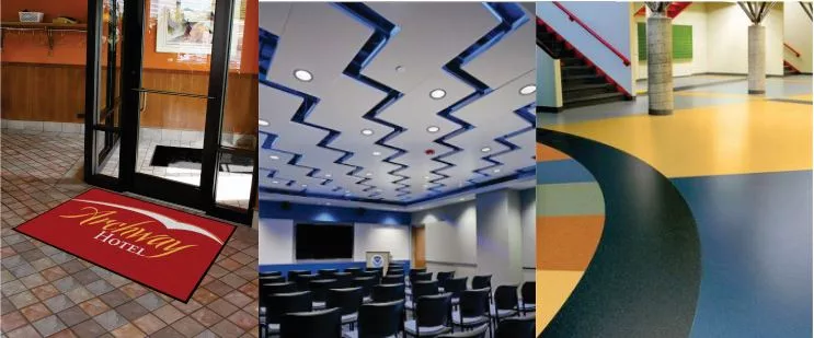 Government flooring and ceiling systems supplier