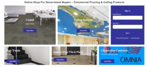 Purchasing government flooring and ceilings online
