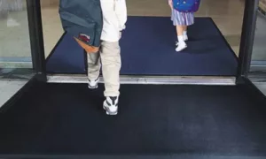 Commercial carpet entrance mats