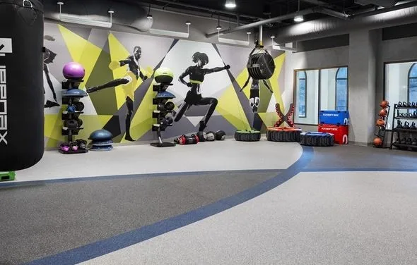 recycled rubber flooring for commercial gym