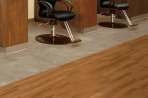 commercial luxury vinyl tile and plank for low maintenance