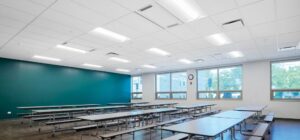 picture of a government facility showing ceiling tiles