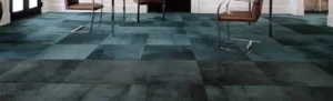 carpet tile blue and green